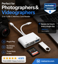 3-in-1 USB-C Memory Card Reader