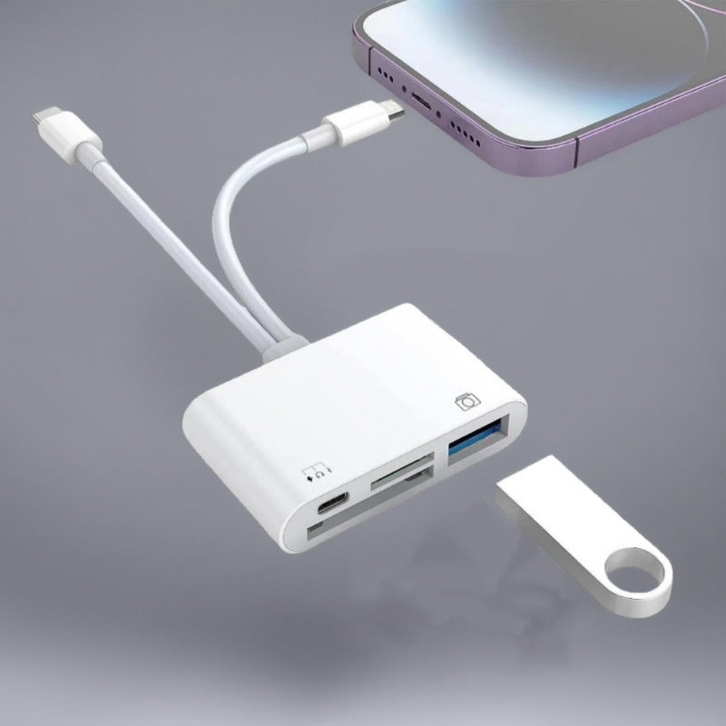 3-in-1 USB-C Memory Card Reader